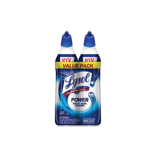 Reckitbenc LYSOL, DISINFECTANT TOILET BOWL CLEANER, WINTERGREEN, 24OZ BOTTLE, 2PK 98016PK - main